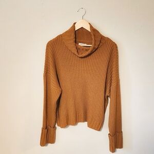 Nine West Burnt Orange Turtleneck Sweater